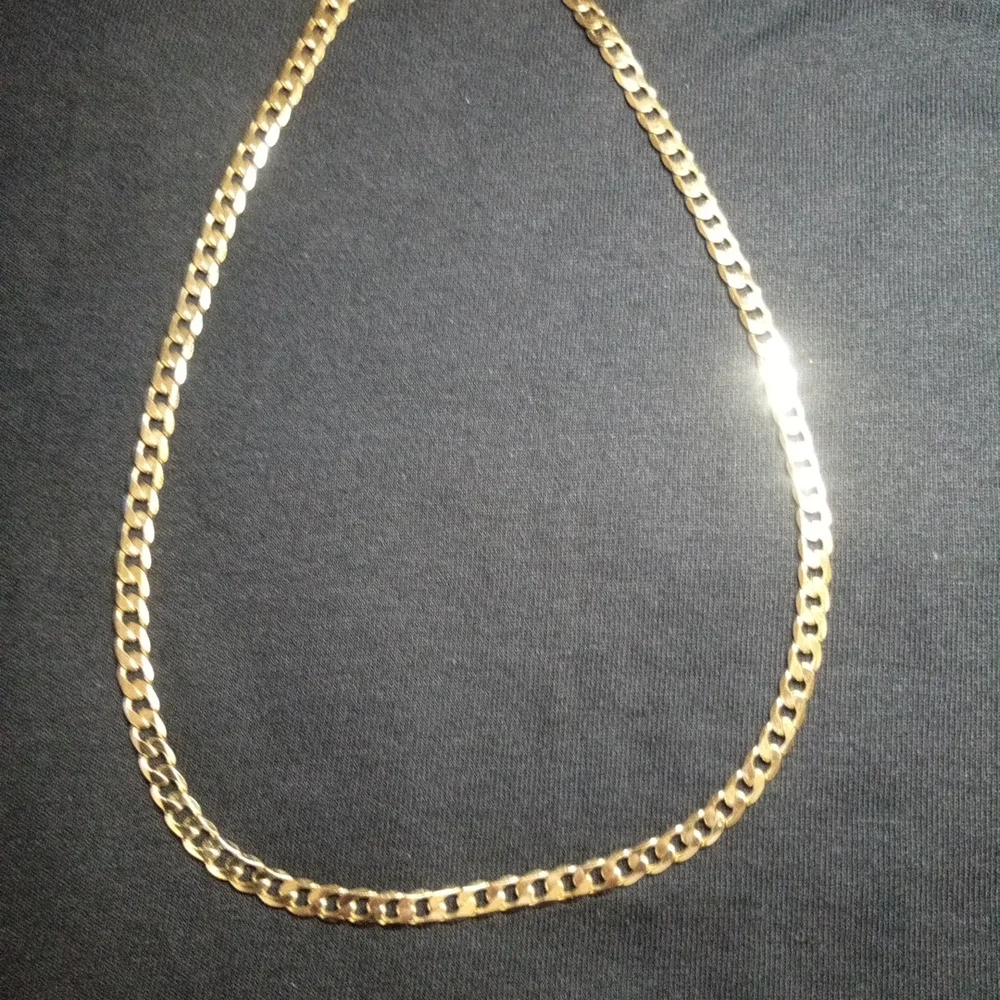 14k Yellow Gold Filled 16in 3mm Cuban Link Necklace